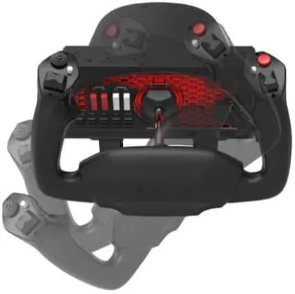 Vista 6 de Honeycomb Aeronautical Alpha Flight Controls Yoke con cuadrante de acelerador y concentrador USB 30 3 artículos
