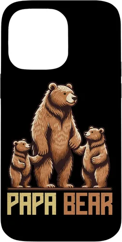 Vista 21 de Papa Bear Lover Father Dad Parent Father's Day Sunglasses Case for iPhone 16