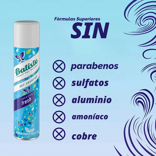 Vista 8 de Batiste Batiste - Champú seco, fresco, 6.73 onzas líquidas, 6.73 onzas líquidas Fresh