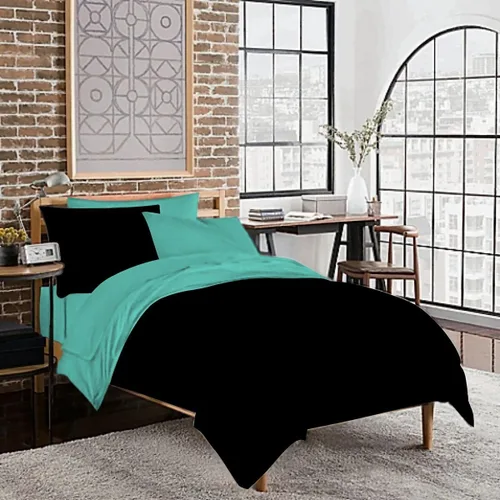 Vista 3 de Juego de sábanas Crescent Bedding de 100% algodón, extralargas, suaves y cómodas para cama de dos plazas