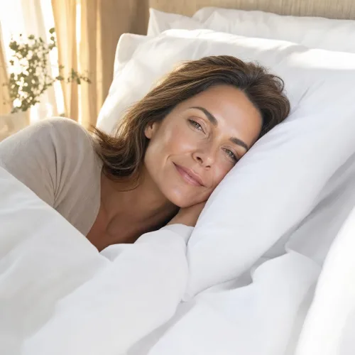 Vista 5 de Pacific Linens Juego de 12 fundas de almohada de percal suave, de lujo, sin arrugas, mezcla de algodón Polly de 200 hilos, ropa de cama de grado