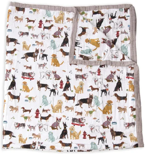 Vista 77 de Little Unicorn Manta de recepción para recién nacidos Ultra suave, tela de muselina multicapa Regalo para recién nacidos y para llevar
