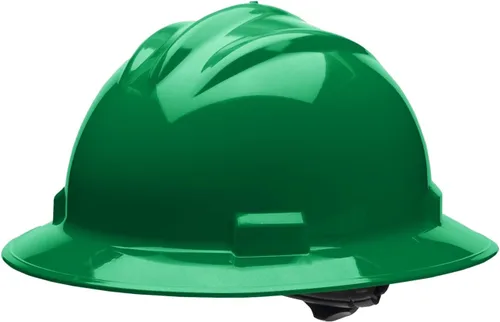 Vista 16 de Bullard Casco de seguridad de ala completa de 3 costillas con suspensión de trinquete de 4 puntos y almohadilla de algodón para cejas