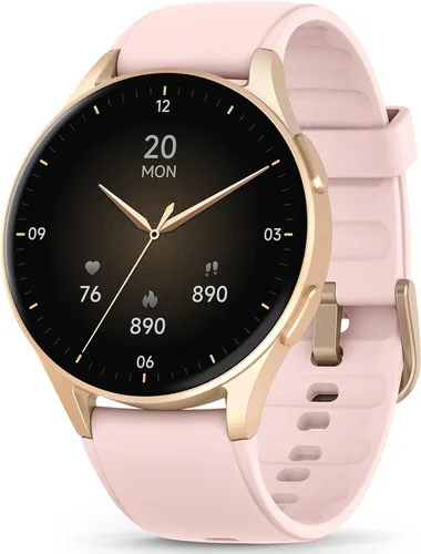 Vista 11 de Reloj inteligente para hombres y mujeres (respuesta/hacer llamadas) – AMOLED de 1.32 pulgadas negro mate rastreador de actividad con GPS y Alexa