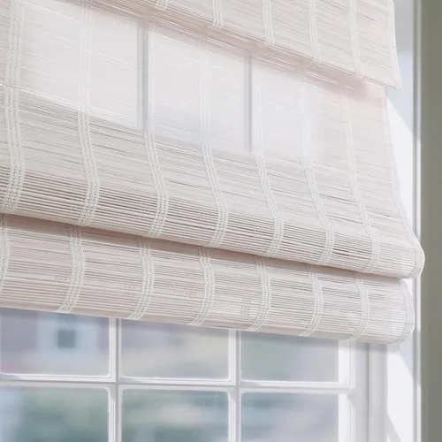 Vista 11 de Sunbox Persiana Romana de Bambú Inalámbrica, Persianas Romanas de Madera Tejida, Persianas de Bambú Natural con Filtrado de Luz para Ventanas