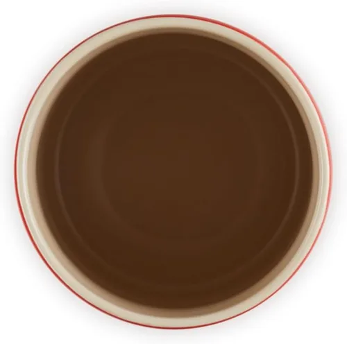 Vista 4 de Le Creuset Signature Salero y Recipiente de Almacenamiento con Tapa de Madera, 26 oz., Cerise