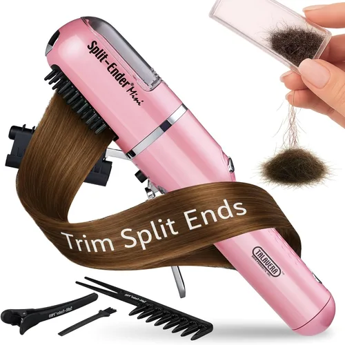 Vista 12 de Split-Ender Mini 2 – Recortadora de Puntas Abiertas original inalámbrica para cabello seco, dañado, quebradizo, rizado, encrespado o lacio