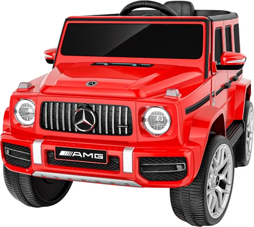 Vista 12 de Mercedes Benz G63 - Coche eléctrico para niños, 12 V G Wagon, color negro