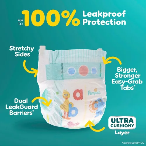 Vista 15 de Pampers Pañales Secos para Bebés Tamaño 6-21 ct