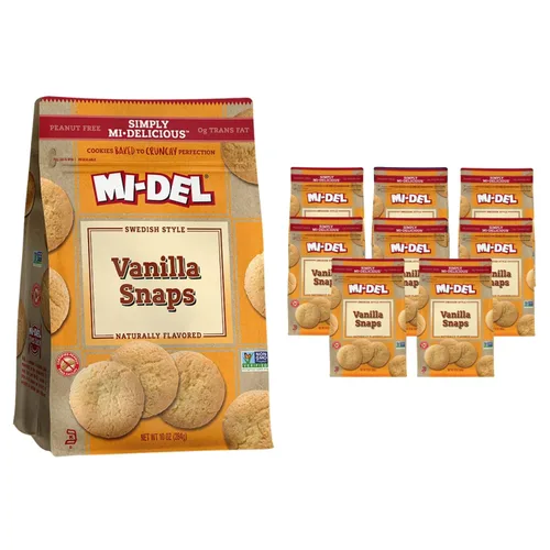 Vista 5 de Mi-Del Galleta crujiente de chocolate - Certificada sin OMG, Galletas sin gluten con 0g de grasa trans (Paquete de 1)