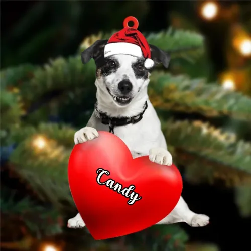 Vista 114 de Adornos de Navidad personalizados para perros, nombre personalizado, adorno de Malamute de Alaska, adornos acrílicos, regalos de Navidad, amantes