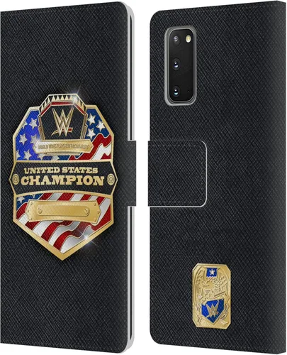 Vista 244 de Head Case Designs Officially Licensed WWE Cruiserweight Champion Title Belts Leather Wallet Case Compatible with Samsung Galaxy A07 4G Campeón