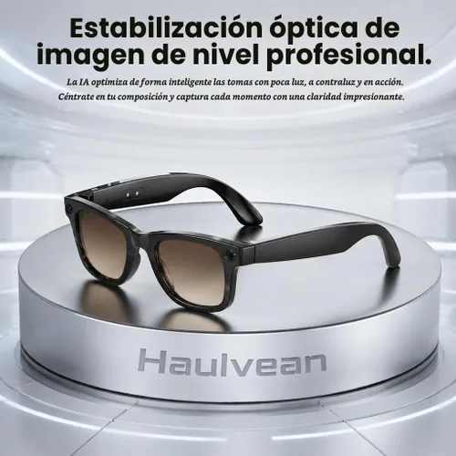 Vista 4 de Gafas inteligentes AI con cámara de 13MP para fotos y videos 4K, 3 lentes