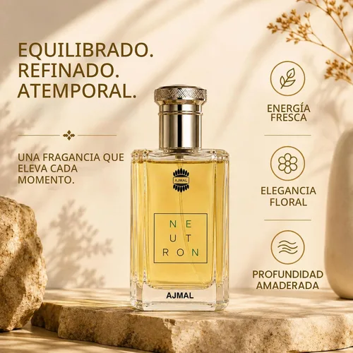 Vista 5 de Ajmal Neutron EDP para hombres, 3.4 fl oz / 3.4 fl oz