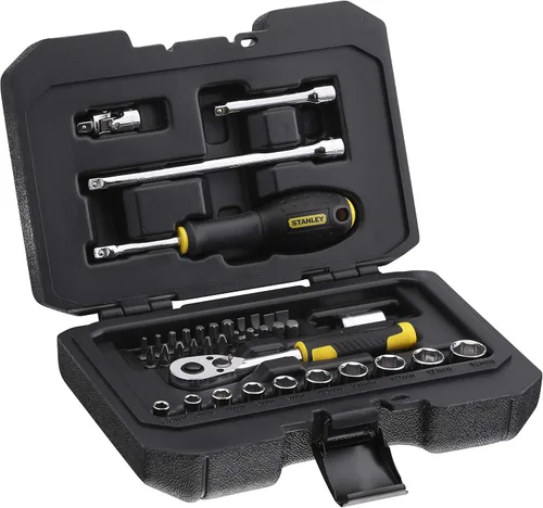 Vista 18 de Stanley Juego de trinquete 1/4" 72 dientes