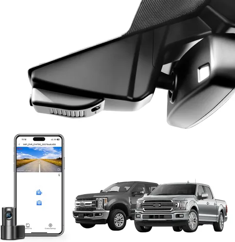 Vista 14 de Mangoal Cámara de tablero delantera 4K y trasera 1080P para Ford F150 2018-2025 F250/F350/F450 Super Duty 2020-2026 XLT Lariat King Ranch Raptor