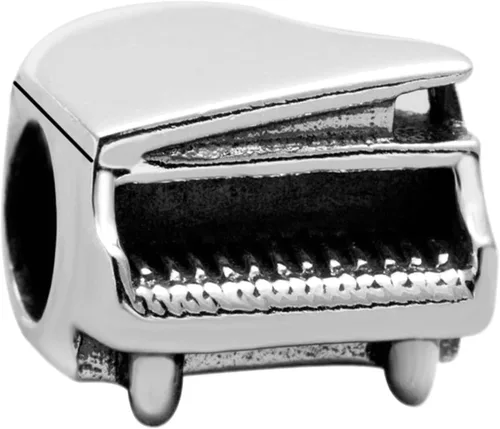 Vista 4 de Música Nota Encanto Plata De Ley 925 arte Melodía Encanto para pulsera de Pandora encantos nota musical