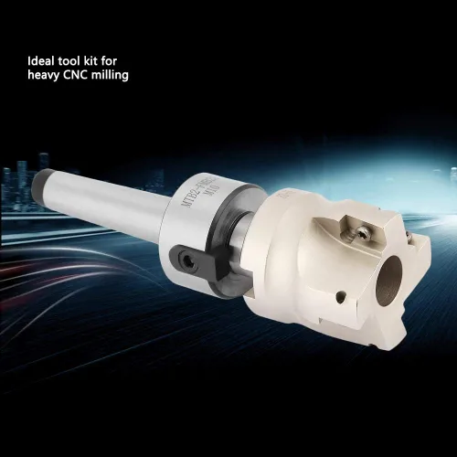 Vista 2 de Fresa de extremo de espuma, Mt2-Fmb22 Soporte para fresado facial con fresado CNC 400R50-22 Llave T15 10 piezas de carburo Apmt1604 para fresado CNC