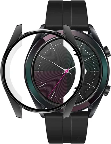 Vista 3 de Compatible con Huawei Watch GT 2 1.654 in 1.811 in Smart Watch Protector de pantalla todo alrededor, a prueba de arañazos, impermeable, a prueba