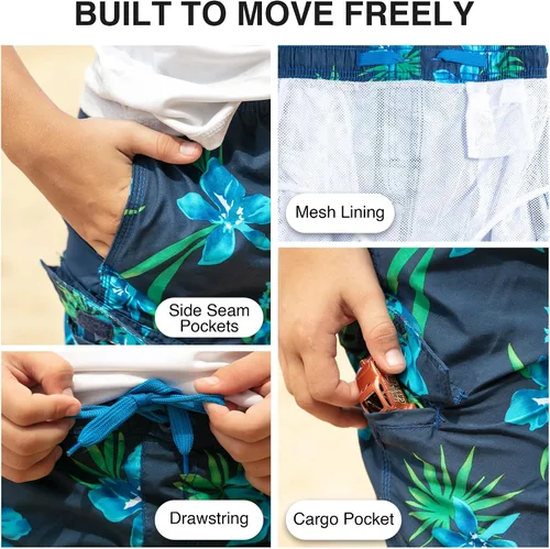 Vista 99 de Kanu Surf Traje de baño Yolo de secado rápido UPF 50+ para niños
