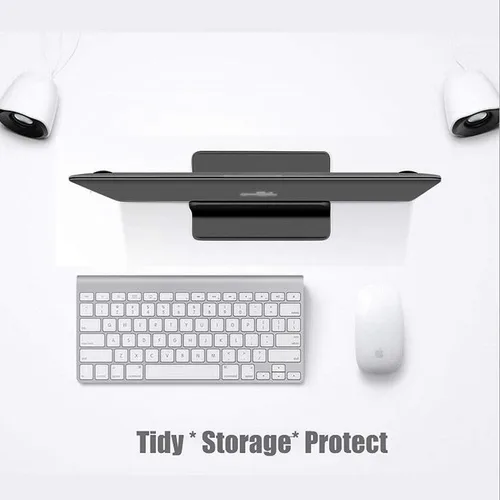 Vista 5 de Soporte vertical para computadora de escritorio [ajustable] Base de aluminio resistente para todas las computadoras portátiles (hasta 20.3 pulgadas)