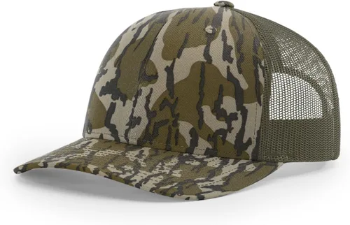 Vista 25 de Richardson 112 Gorra de Camionero - Gorra Snapback Ajustable Premium - Gorras Richardson en Blanco de Seis Paneles Estructurados Árbol real Max 7