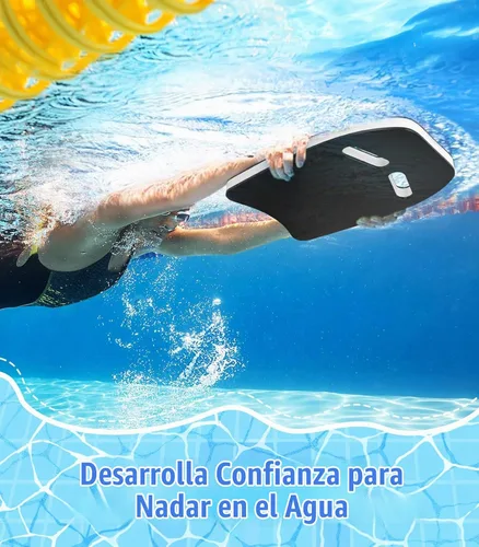 Vista 7 de MoKo Tabla de natación de dibujos animados, tabla de ejercicios de piscina, equipo de ejercicio para promover la posición de natación natural