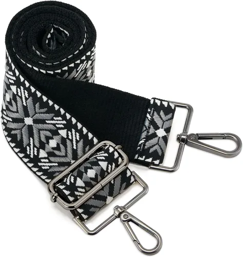 Vista 57 de ZOOEASS Hebillas de níquel Correa ancha para el hombro ajustable de repuesto para cinturón de pistola, hebilla de guitarra estilo bandolera