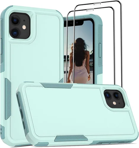 Vista 267 de Jeylly Funda para iPhone SE/Funda para iPhone 5S, Exterior de Plástico Duro que Absorbe Golpes + Interior de Silicona de Goma Defensor contra