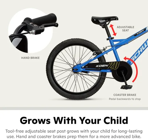 Vista 4 de Schwinn Koen & Elm - Bicicleta para niños mayores Rosa