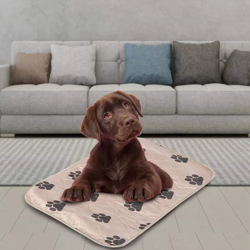 Vista 5 de Almohadillas reutilizables para orina de perro, almohadillas de entrenamiento impermeables para perros, alfombrilla de orina para mascotas, perros