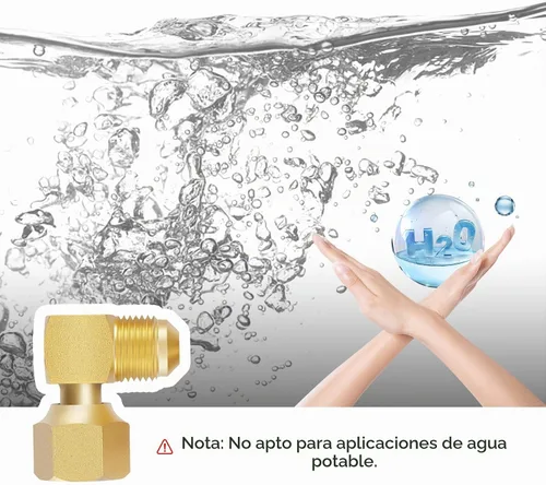 Vista 6 de Litorange 1 unidad de accesorios de acoplamiento de conector de codo de gas propano de 90° para calentadores olímpicos de baja presión a gas de 1pcs