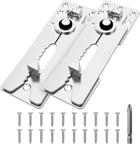 Vista 18 de 4 piezas de sofá seccional universal entrelazado, conectores de sofá seccionales, soporte de conector de sofá