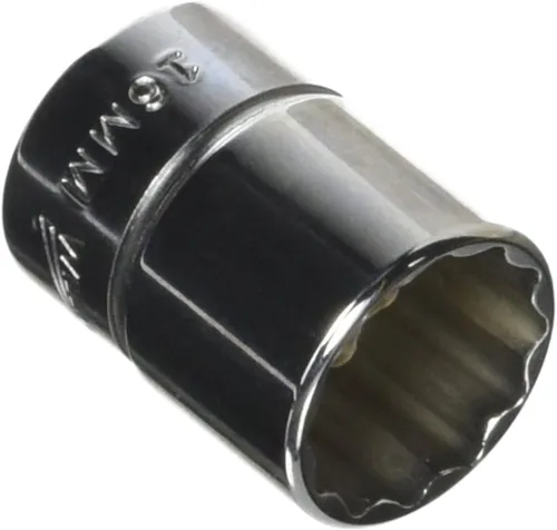 Vista 19 de Williams JHWB-1232 - Zócalo poco profundo de 3/8 pulgadas, SAE de 12 puntos, 1 pulgada, acabado cromado pulido
