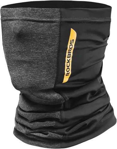 Vista 13 de ROCKBROS Polaina refrescante para el cuello, bandana para hombres, polainas de cuello de verano, media cara, bufanda, protección solar UV