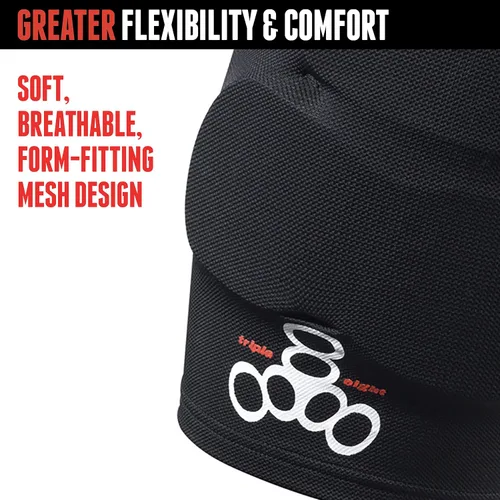 Vista 2 de Triple Eight Bike Bumsaver - Pantalones cortos acolchados para hombre para BMX ciclismo y ciclismo