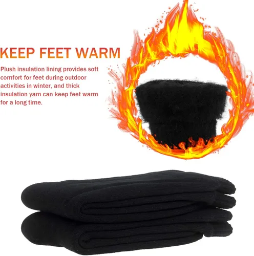 Vista 3 de Thermal Socks for Men Thick Insulated Heated Socks Winter Warm Socks for Cold Weather
