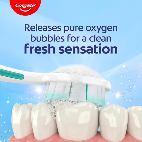 Vista 3 de Colgate Pasta dental con bicarbonato de sodio y peróxido con burbujas blanqueadoras