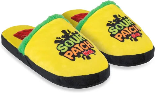 Vista 6 de Odd Sox, Sour Patch Kids & Swedish Fish - Pantuflas divertidas y peludas