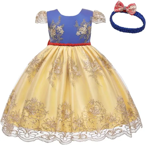 Vista 3 de MYRISAM Vestidos de fiesta de cumpleaños con bordado de princesa bowknot vestido de bautizo bautizo bautismo tutú