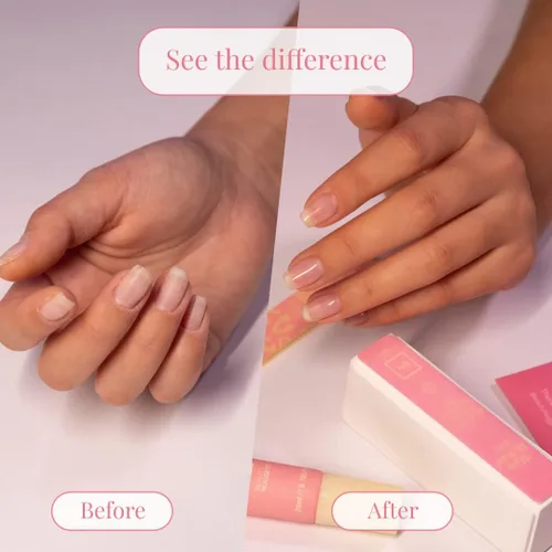Vista 5 de Made My Nails Buffer, Ultimate Shine Bloque de pulido de uñas de 3 vías con lima de uñas profesional, grano 120/180, herramienta de manicura todo