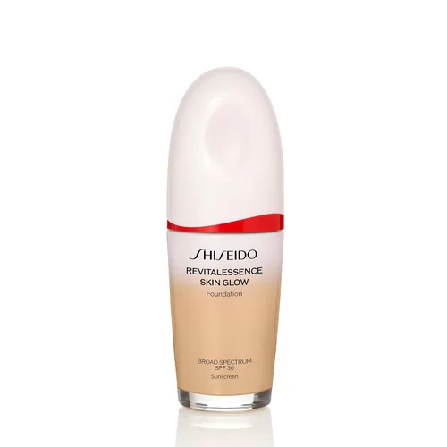 Vista 10 de Shiseido RevitalEssence Skin Glow Foundation SPF 30 - Buildable, Medium Coverage - 24-HR Hydration & 12-HR Wear - Transfer, Crease & Fade Resistant