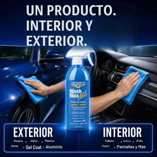 Vista 8 de Cera húmeda o sin agua para lavado de autos (concentrado de 8 onzas líquidas)