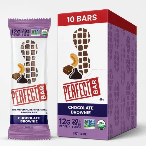 Vista 26 de Perfect Bar - Barra de proteínas refrigerada original, sabor mantequilla de maní