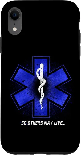 Vista 24 de iPhone 13 Pro Max EMT EMS Paramedic AMR para que otros puedan vivir... Funda