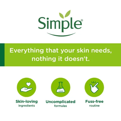 Vista 8 de Simple refrescante gel facial lavado 5.1 fl oz 5.1 oz (paquete de 2) (2)