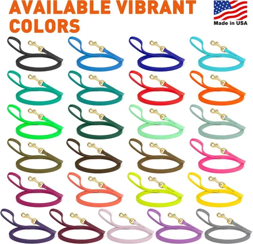 Vista 3 de Correa Viper Biothane K9 para perro de trabajo, impermeable, para rastreo, entrenamiento Schutzhund, a prueba de olores, línea larga con broche