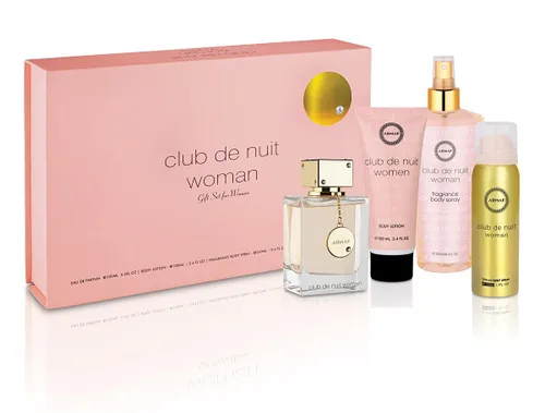 Vista 8 de Set de 2 piezas Armaf Club De Nuit para mujer, (spray de 3.4 onzas de Eau De Parfum + aerosol corporal de perfume de 6.8 onzas)