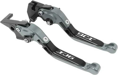 Vista 11 de Para Yamaha XJ6 N XJ6 para Diversion 2009 2020 2019 motocicleta ajustable CNC plegable extensible palanca de embrague de freno manija (Color : 10)
