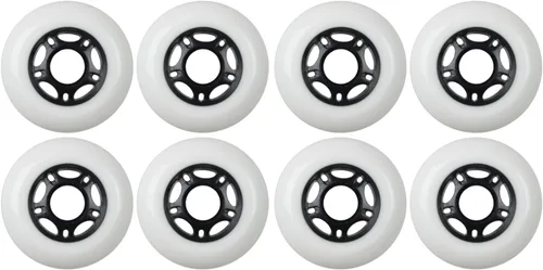 Vista 7 de TGM Skateboards Ruedas Inline Skate X8, 2.992 in, naranja, poliuretano, patrón sólido, hombres 8-13, unisex, adultos, patinadores en línea